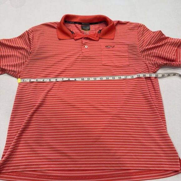 Greg Norman Collection Other - Greg Norman x Tasso Elba Red Stripe PlayDry Golf Polo – Size L